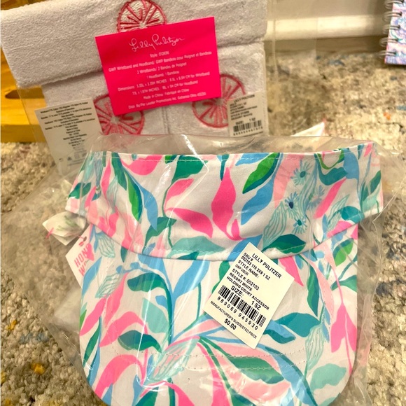 Golf Tennis Beach Visor Hat SPF GWP NWT NIP Tennis sport sweat bands Bundle - Picture 3 of 3